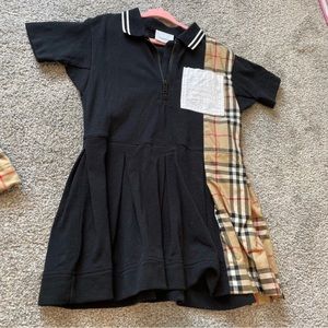 Authentic Burberry dress size 4 runs small worn twice. GREAT CONDITION.